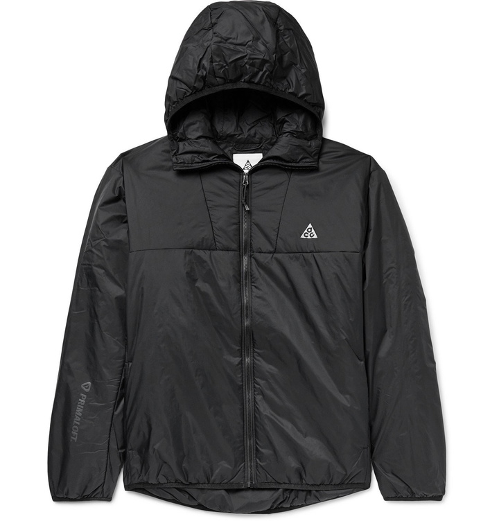 Photo: Nike - ACG Rope de Dope Logo-Print Padded Shell Hooded Jacket - Black