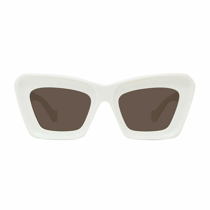 Photo: Loewe Lw40145i Anagram 25e White Sunglasses