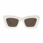 Loewe Lw40145i Anagram 25e White Sunglasses