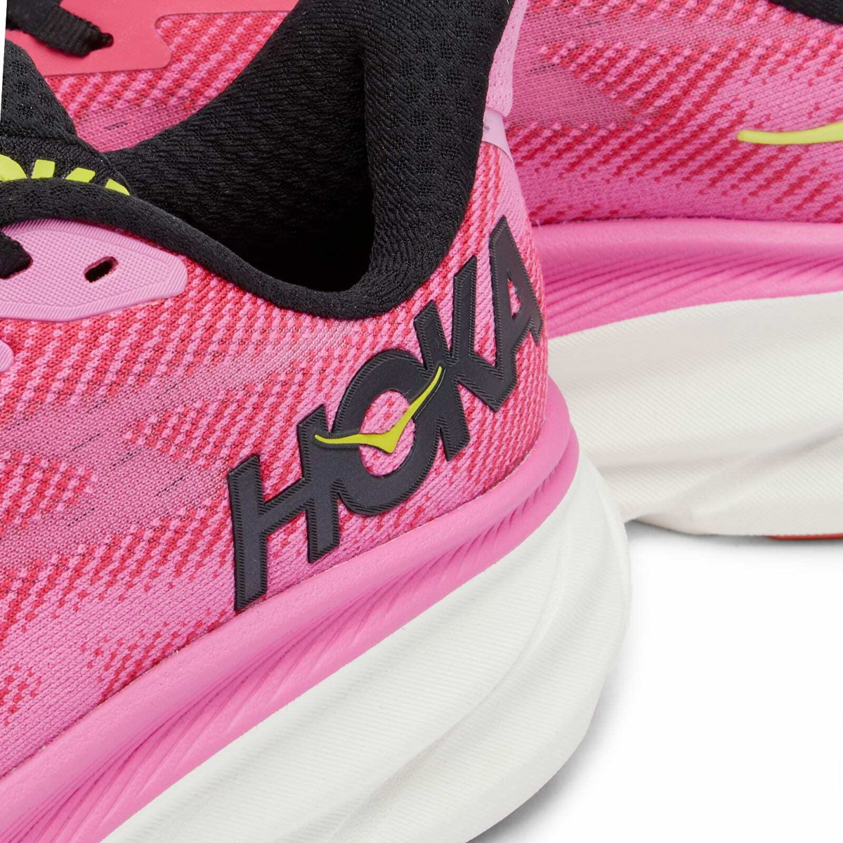 Hoka One One Clifton 9 Raspberry Running Shoes for Women's
