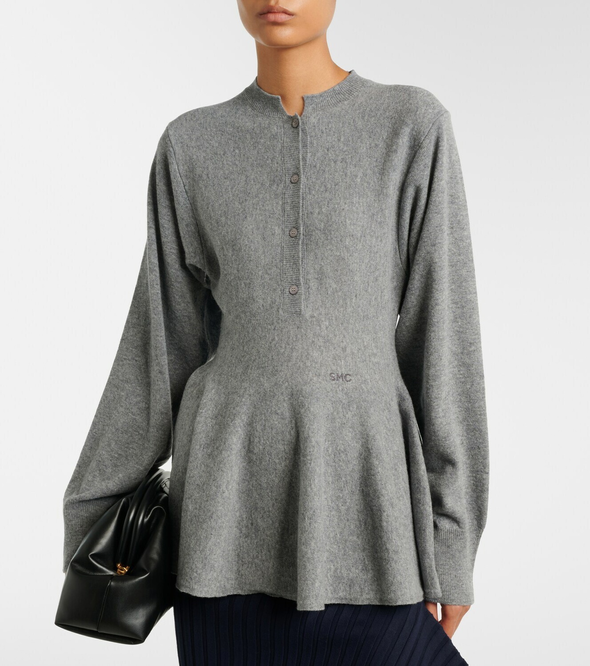 Stella McCartney Peplum virgin wool top
