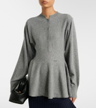 Stella McCartney Peplum virgin wool top