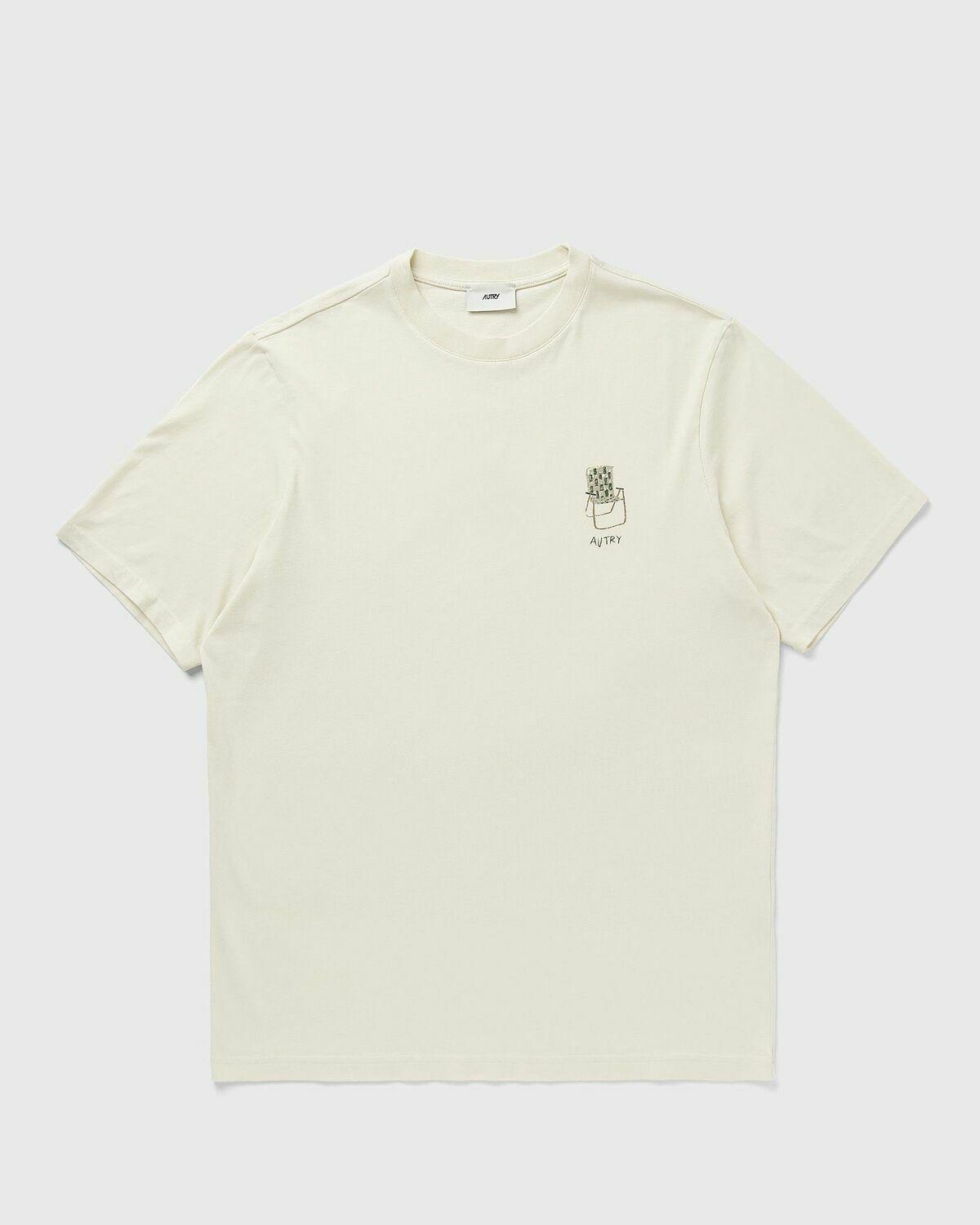 Autry Action Shoes T-SHIRT MAIN Beige Mens Shortsleefe