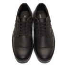 ALMOSTBLACK Black Leather Sneakers