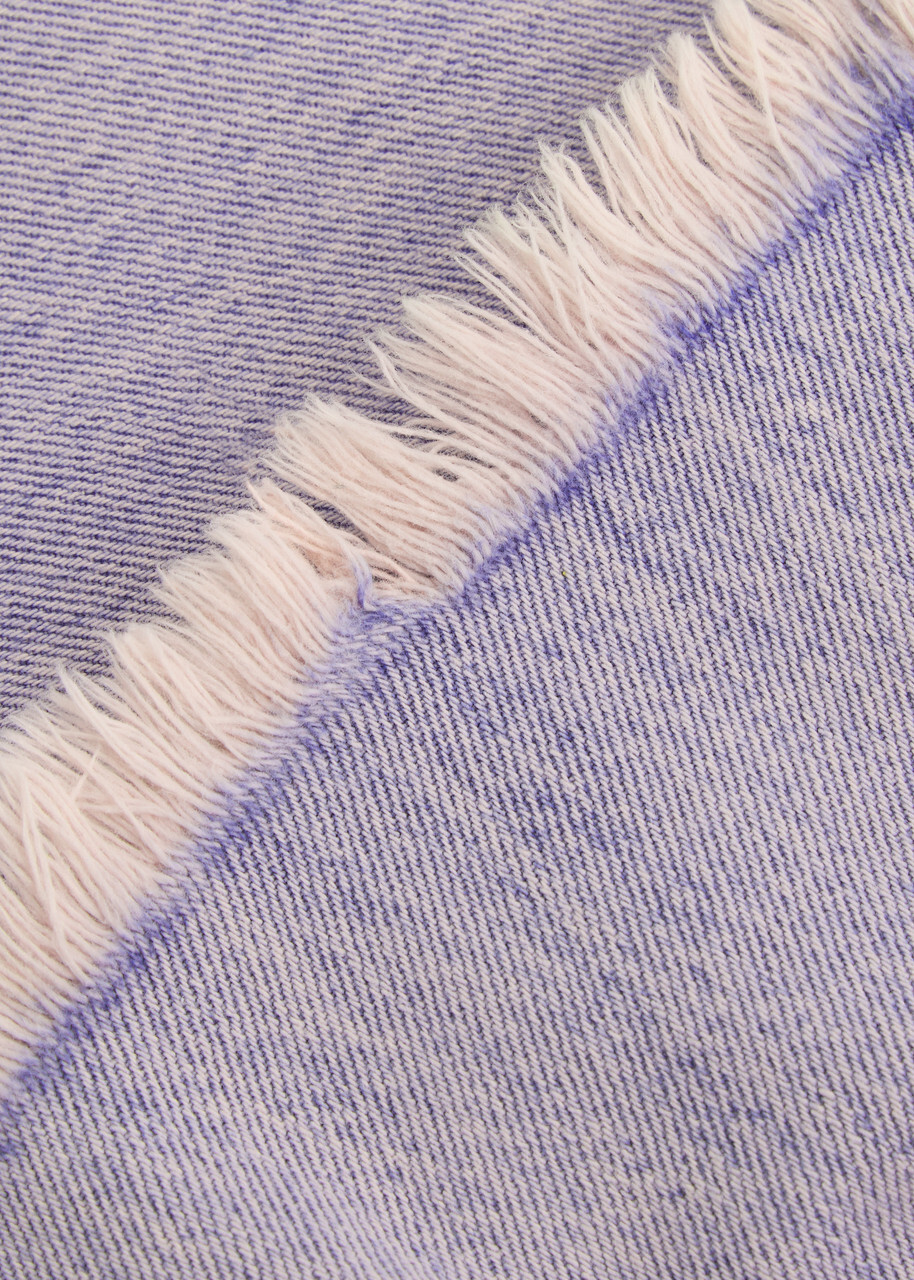 Marques' Almeida Fray-trimmed Wide-leg Jeans Lilac