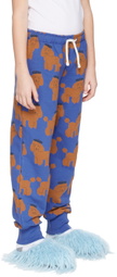 TINYCOTTONS Kids Blue Tiny Poodle Sweatpants