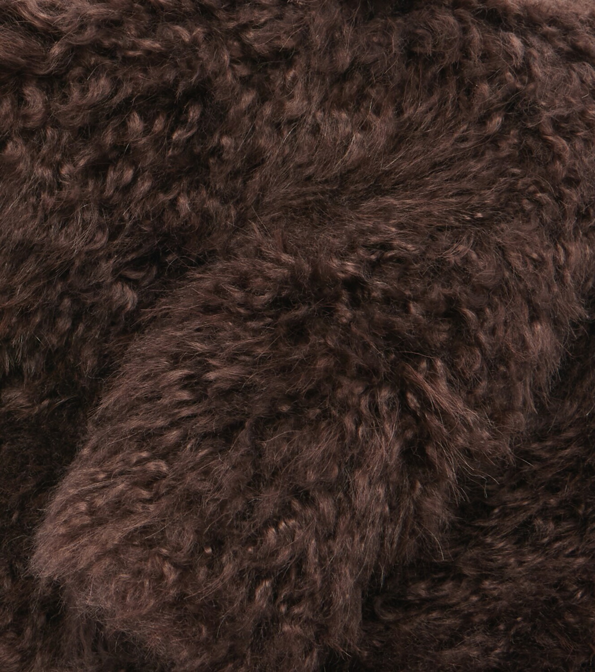 Yves Salomon Shearling and wool scarf