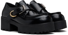 Givenchy Black Voyou Monk Loafers