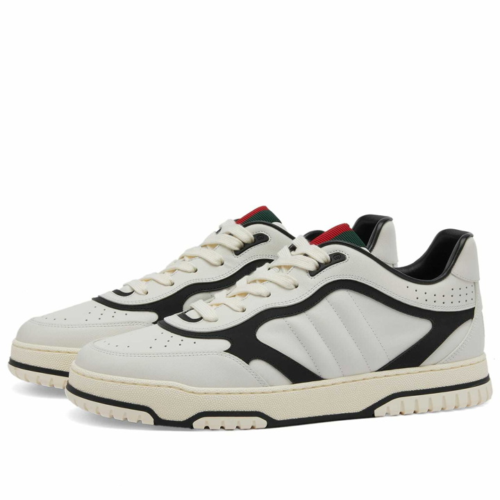 Photo: Gucci Men's Re-Web Sneaker in White/Black