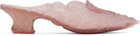 Y/Project Pink Melissa Edition Point Mules