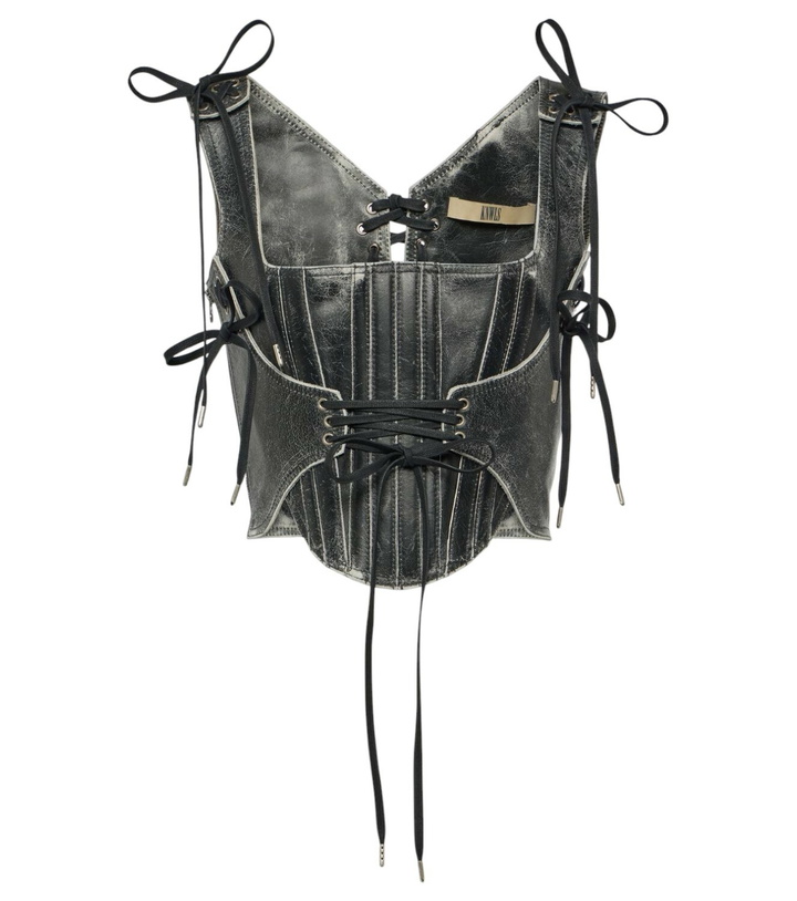 Photo: KNWLS Nihil Moto leather bustier