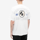 Men's AAPE Street Baseball Universe T-Shirt in White