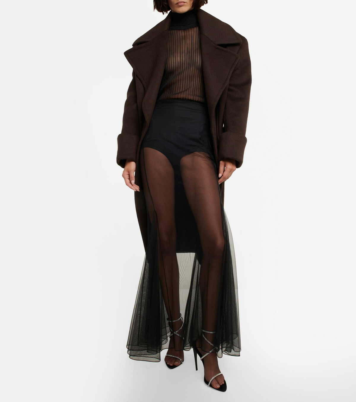Saint Laurent - Tulle maxi skirt Saint Laurent