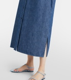Jil Sander Cotton chambray shirt dress