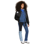 Gosha Rubchinskiy Navy Denim Patchwork Jacket