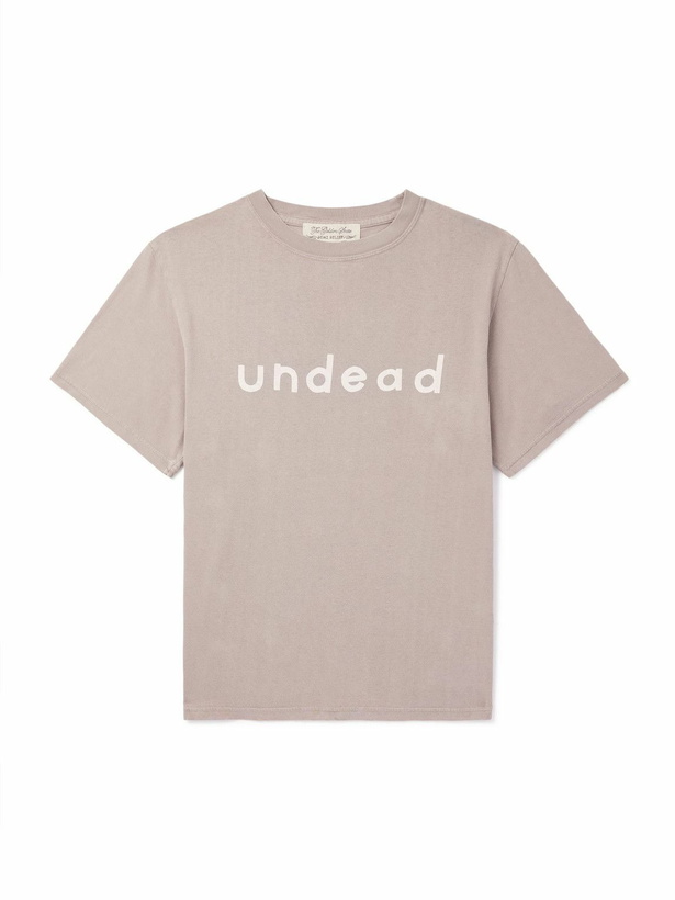 Photo: Remi Relief - Printed Cotton-Jersey T-Shirt - Brown