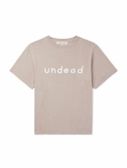 Remi Relief - Printed Cotton-Jersey T-Shirt - Brown