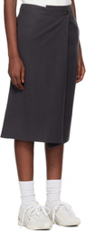 ADER error Gray Product. 63 Midi Skirt
