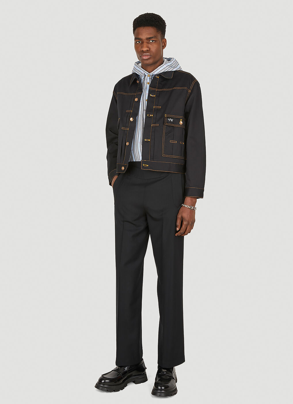 Vivienne westwood denim jacket hot sale mens