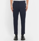 Joseph - Navy Arthur Slim-Fit Stretch-Cotton Twill Trousers - Men - Navy