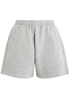Represent Owners Club Logo Cotton Shorts Light Grey