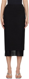 Gauge81 Black Sabie Midi Skirt