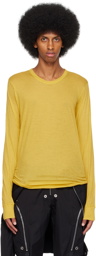 Rick Owens Yellow Basic Long Sleeve T-Shirt