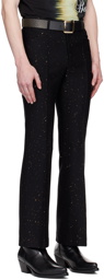 Ernest W. Baker Black Sequin Trousers