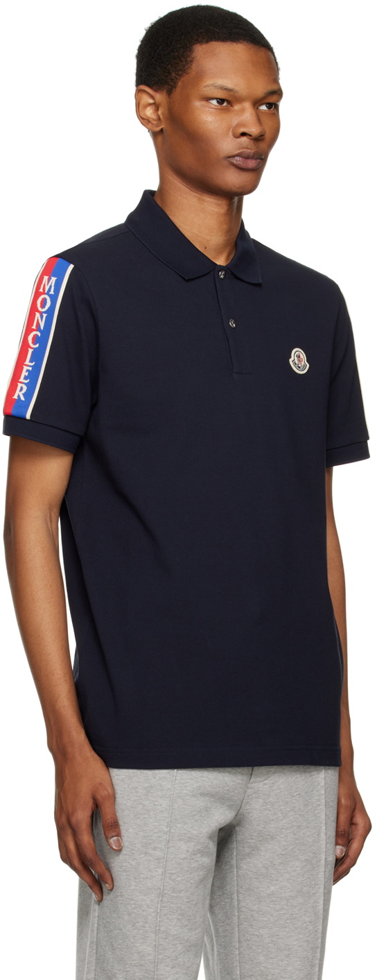 Moncler hotsell navy polo