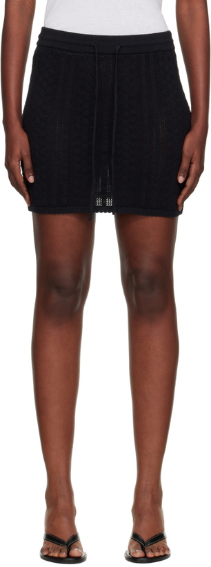 Photo: Holzweiler Black Tine Crochet Miniskirt