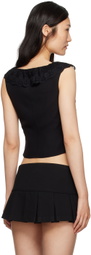 GUIZIO Black Paloma Top