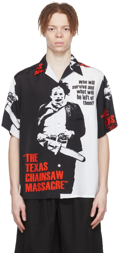 Photo: WACKO MARIA Black 'The Texas Chainsaw Massacre' Shirt