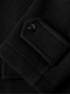 Kaptain Sunshine - Traveller Super 140s Melton Wool Coat - Black