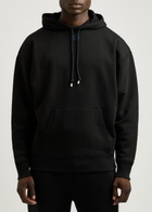 Loewe Anagram Hooded Cotton Sweatshirt Black