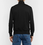 Palm Angels - Slim-Fit Glittered Printed Tech-Jersey Track Jacket - Black