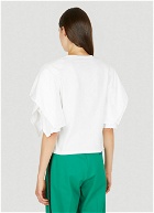 Layered Sleeve T-Shirt in White