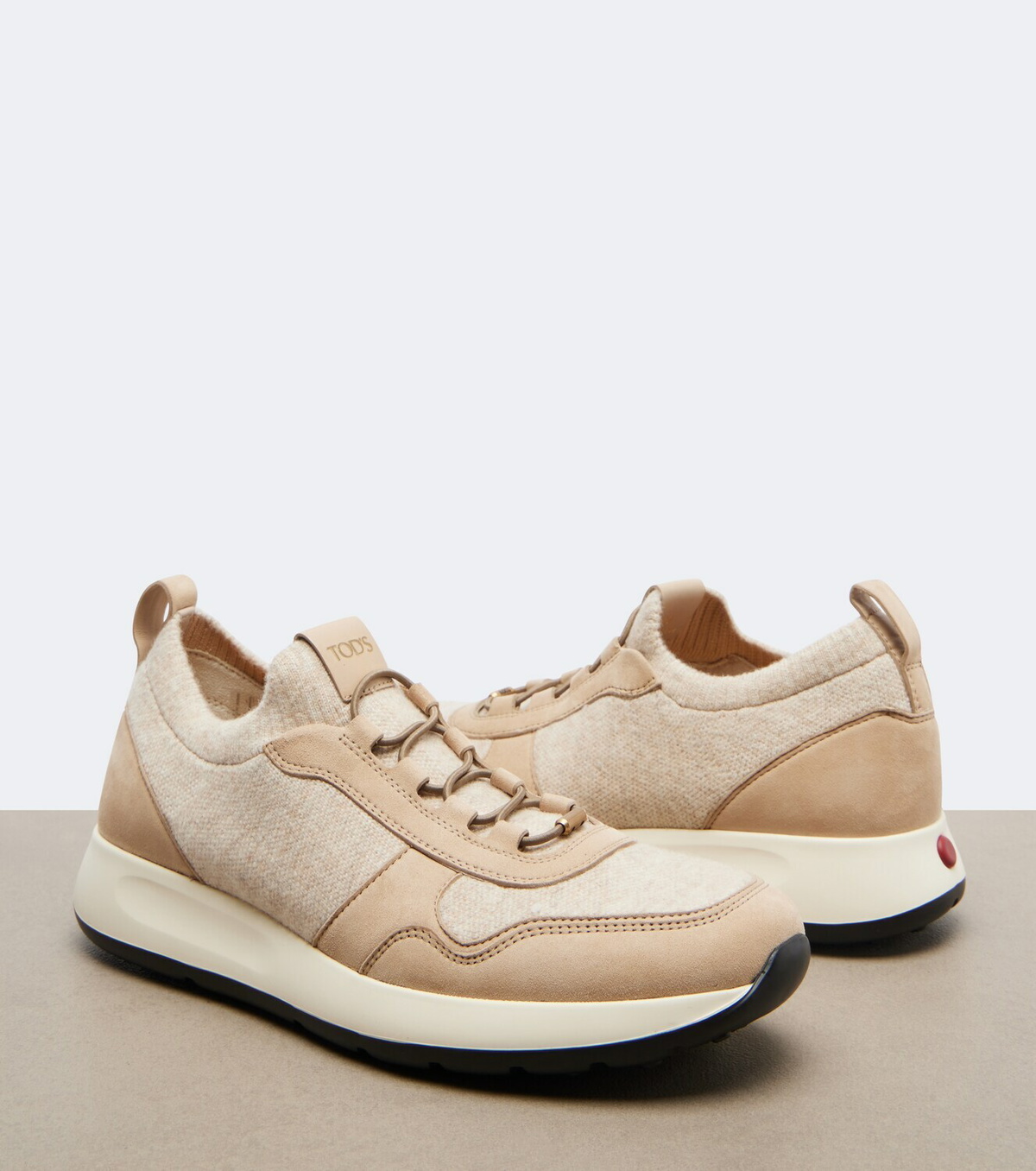 Tod's Leather-trimmed sneakers
