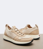 Tod's Leather-trimmed sneakers