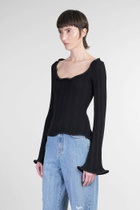 Séfr Giselle Topwear In Black Viscose