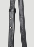 Mini Cassette Crossbody Bag in Black