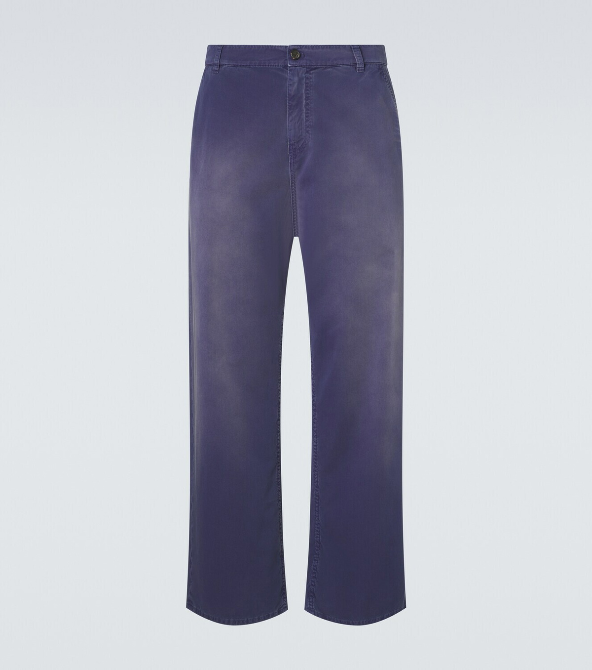Miu Miu Cotton gabardine wide-leg pants