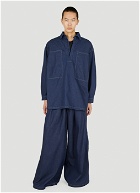 Ultra Pleated Pants in Blue