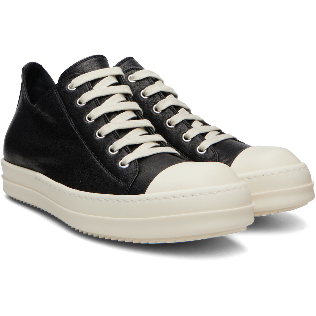 Rick Owens Black Tower Low Sneaks Sneakers