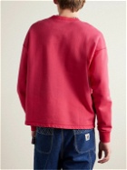 BODE - White River Printed Cotton-Jersey Sweatshirt - Pink