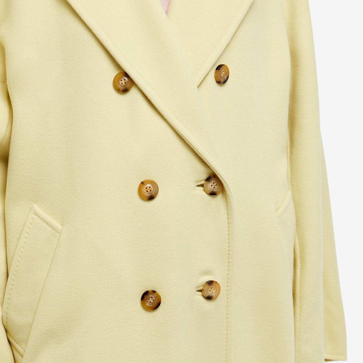 Max Mara Women's Madame Coat in Yellow Max Mara Max Mara Women's Madame Coat in Yellow Max Mara