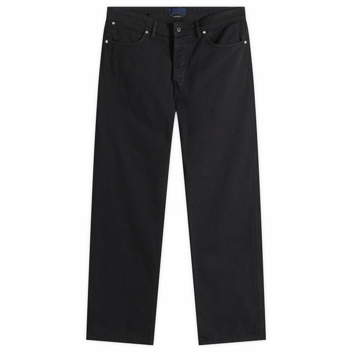 Photo: Stone Island Men's Denim-TC Tinto Cap Straight Leg Jeans in Nero