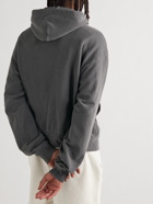 John Elliott - Interval Garment-Dyed Cotton-Jersey Hoodie - Gray