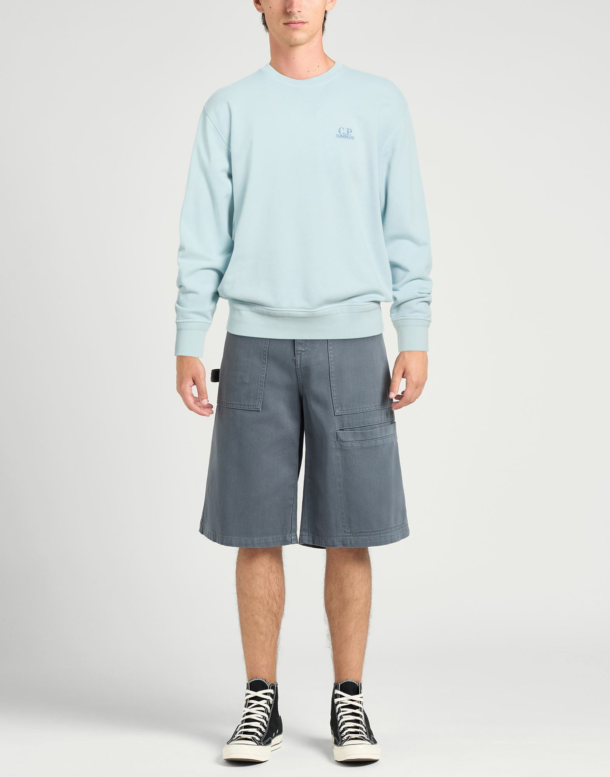 C. p. Company Mens Sweatshirt Sky in Blue