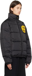 drew house Black Zip Puffer Jacket