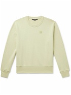 Acne Studios - Fairah Logo-Appliquéd Cotton-Jersey Sweatshirt - Neutrals